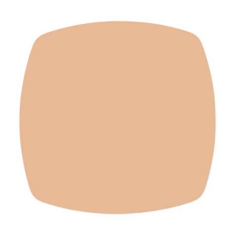 F0804 Jumbo Puffy Square Metal Blank