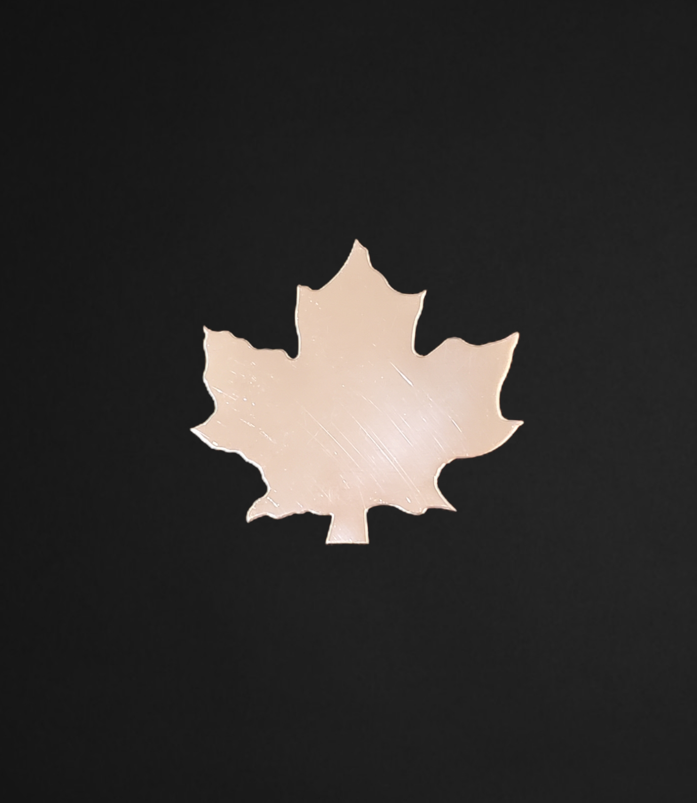 F0805 Jumbo Maple Leaf Metal Blank