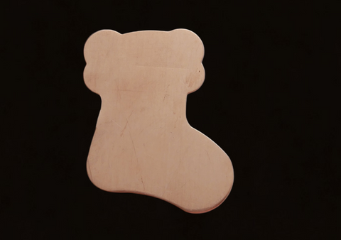 F0812 Jumbo Christmas Stocking Metal Blank