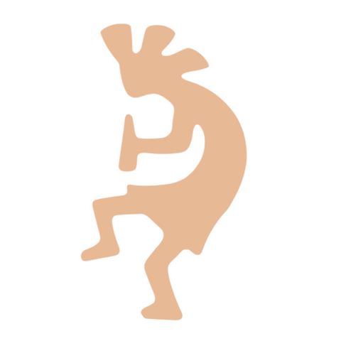 F0837 Jumbo Kokopelli Metal Blank