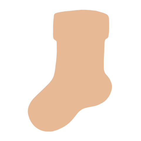F0845 Jumbo Stocking Metal Blank