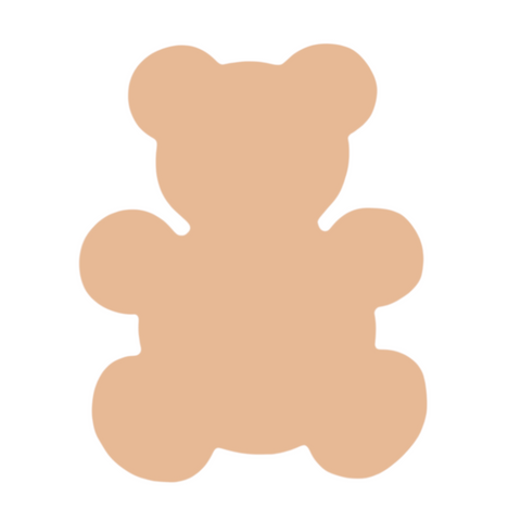 F0846 Jumbo Teddy Bear Metal Blank