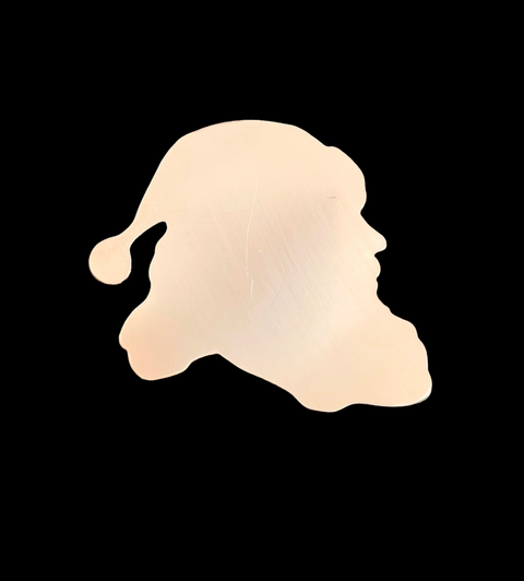 F0849 Jumbo Santa Head Metal Blank