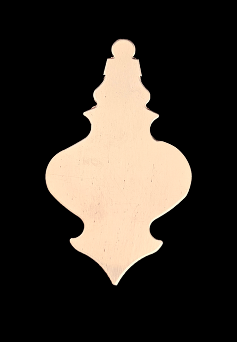 F0853 Jumbo Ornament Metal Blank