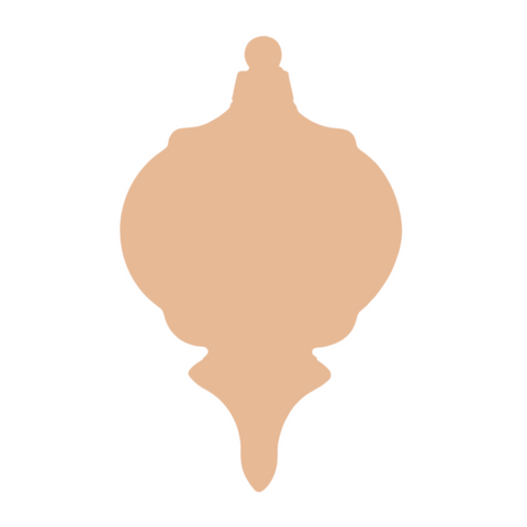 F0856 Jumbo Ornament Metal Blank