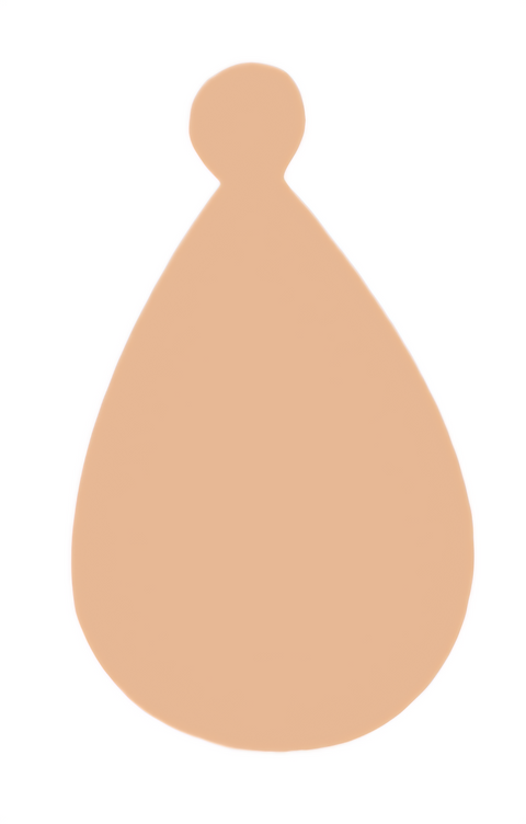 FGD0046 Teardrop with Tab Metal Blank