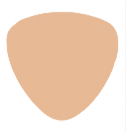FGD0051 Puffy Triangle Metal Blank
