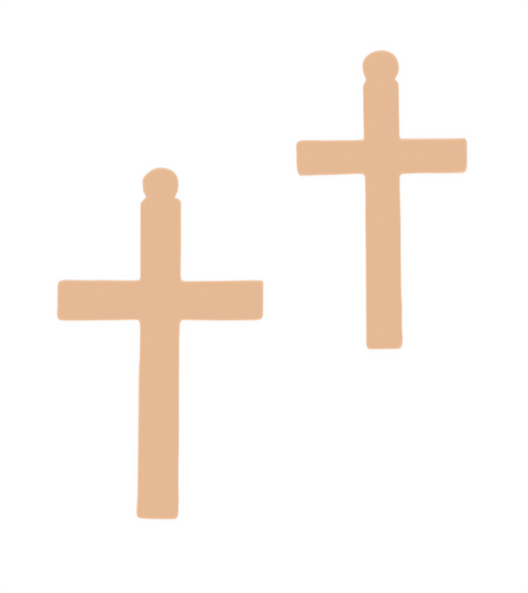 FGD0069 Cross Metal Blank