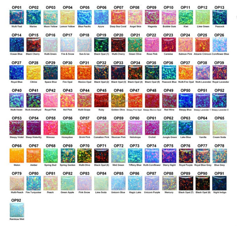 Synthetic Opal Cabochons & Beads