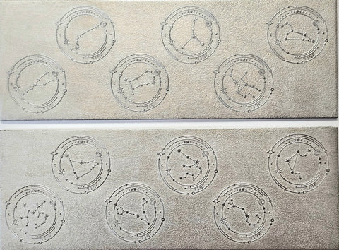 RMP0836-837 Zodiac Constellations Rolling Mill Plate Set