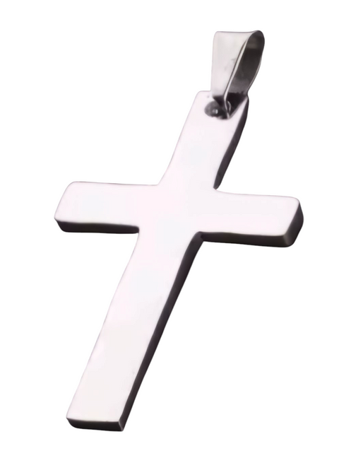SSSMCRO4 Stainless Steel Cross Pendant Metal Blank