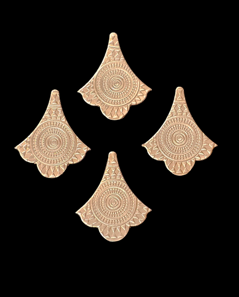 TMS-0547-0219 Mandala Textured Metal Blanks