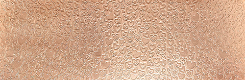 TT0002 Crazy Hearts Textured Metal Sheet