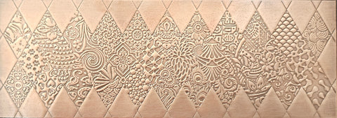 TT0003 32 Diamonds Textured Metal Sheet
