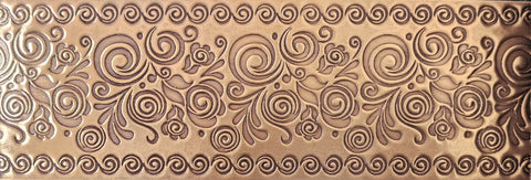 TTS0292 Rose Border Textured Metal Sheet