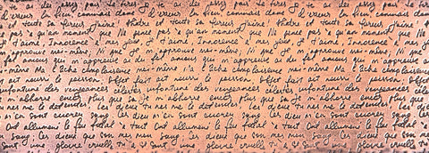 TTS0524 French Correspondence Textured Metal Sheet