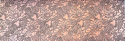 TTS0616 Chinese Carp Textured Metal Sheet
