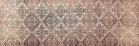 TTS0839 Geo Bloom Textured Metal Sheet
