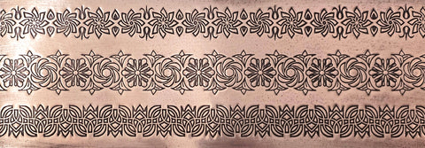 TTS0846 Vine and Bloom Cuff Textured Metal Sheet