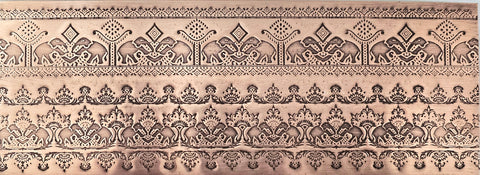 TTS0850 Royal Elephant Textured Metal Sheet