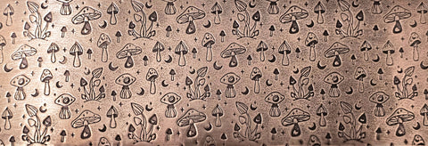 TTS0854 Mystic Mushrooms Textured Metal Sheet