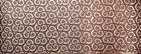 TTS0863 Triple Spiral Harmony Textured Metal Sheet