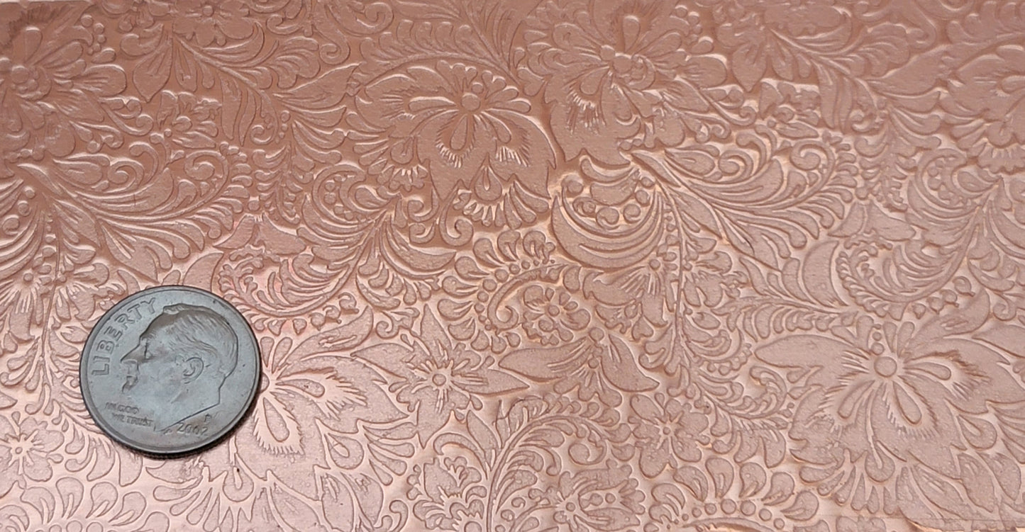 TV0021 Blooming Flowers Textured Metal Sheet