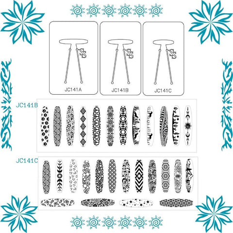RMPPDDJC141 Ear Cuff Patterns Rolling Mill Plate