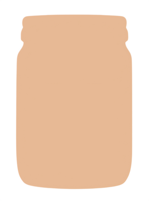 F6090 Mason Jar Metal Blank