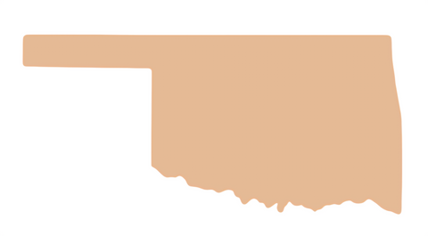 F6445 Oklahoma Metal Blank