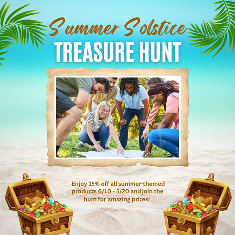Unveil the Fun: Summer Solstice Treasure Hunt at Twisted Turtle Studio!