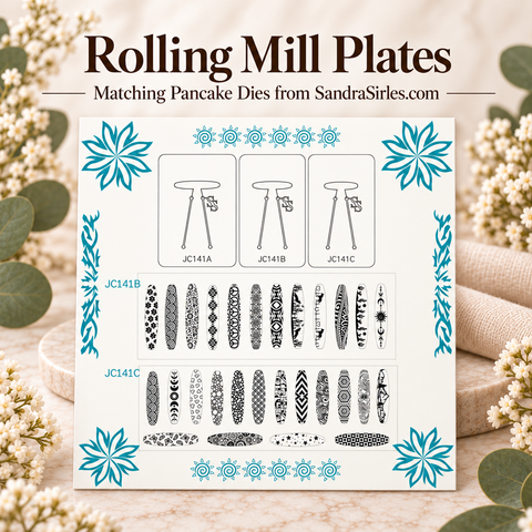 Rolling Mill Plates + Matching Pancake Dies from SandraSirles.com