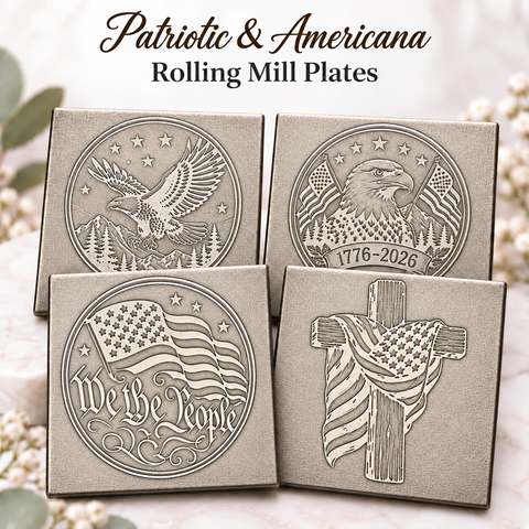 Patriotic & Americana Rolling Mill Plates