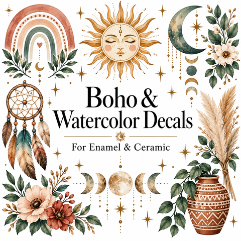 Boho & Watercolor Decals
