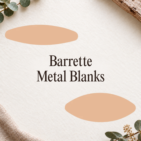 Barrette Metal Blanks