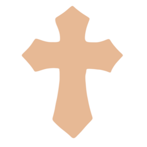 F0113 Cross Metal Blank