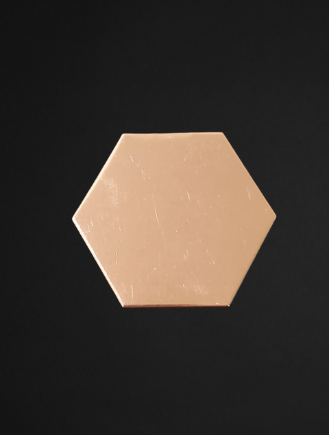 F0117 Hexagon Metal Blank