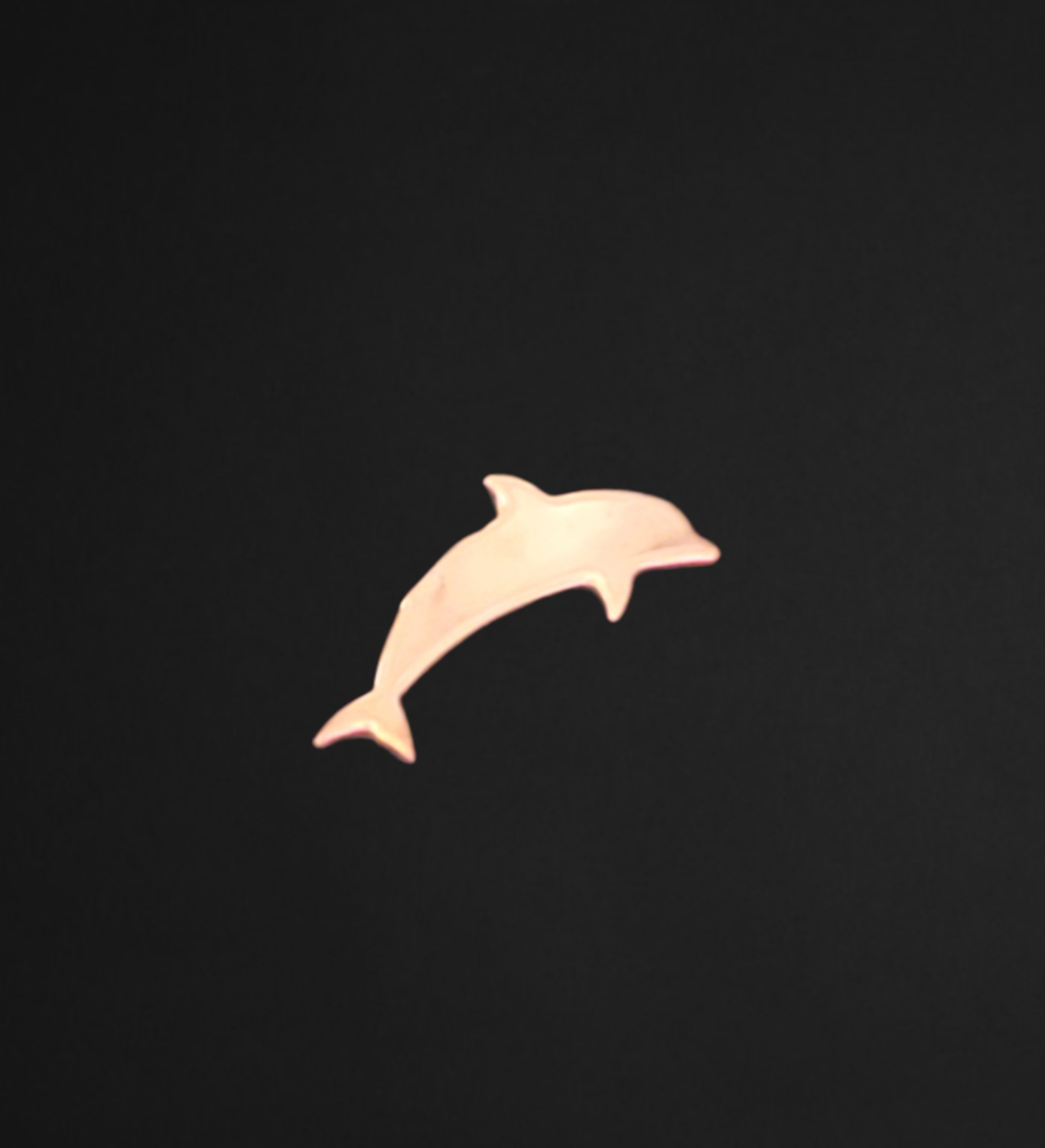 F0135 Dolphin Metal Blank