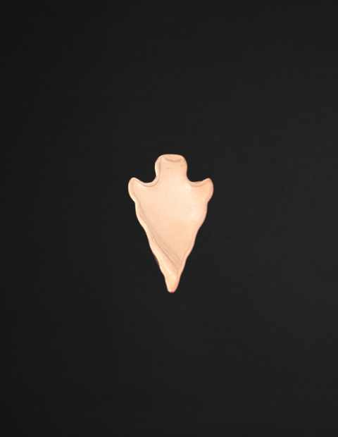 F0155 Skinny Arrowhead Metal Blank