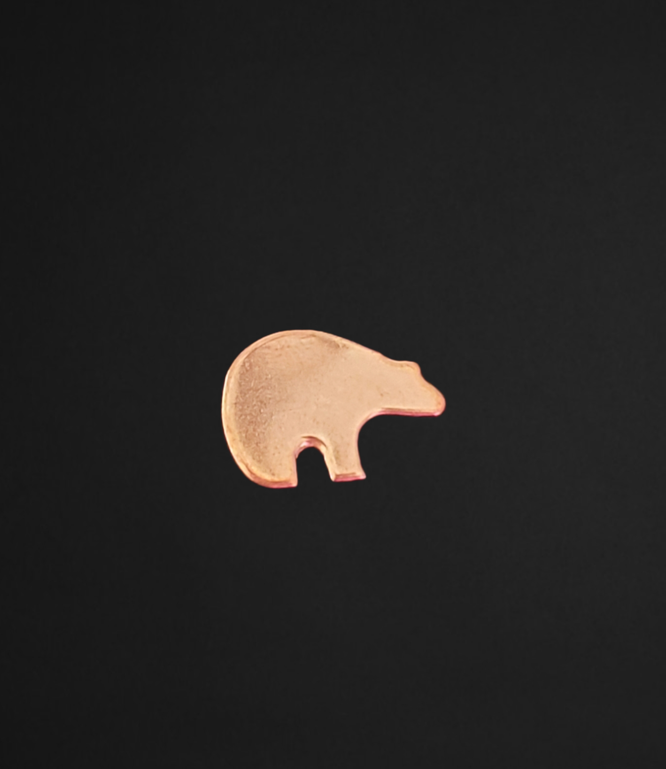 F0160 Tiny Bear Metal Blank