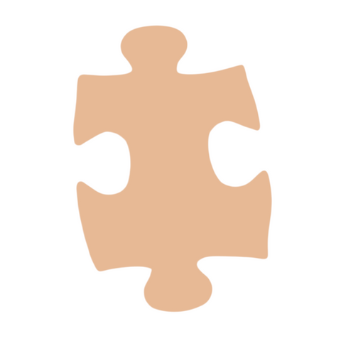 F0167 Puzzle Piece Metal Blank