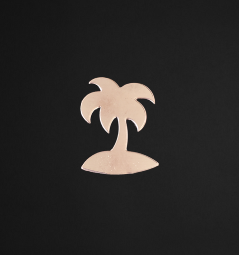 F0200 Palm Tree Metal Blank