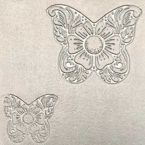 RMP6037-2 Garden Butterfly designed by Grace Wolf Rolling Mill Plate