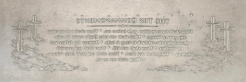 RMP1072 Ten Commandments Rolling Mill Plate
