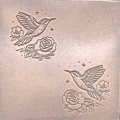 TTS6033 Winged Blossoms Tiny Textured Metal Sheet