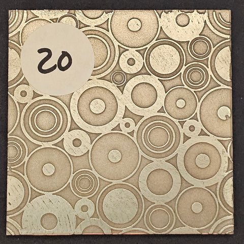 CC#20 Mis-Etched Rolling Mill Plate