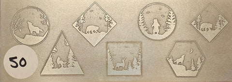 CC#50 Mis-Etched Rolling Mill Plate