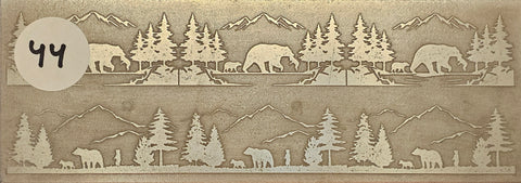 CC#44 Mis-Etched Rolling Mill Plate