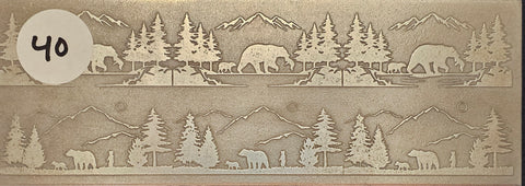 CC#40 Mis-Etched Rolling Mill Plate