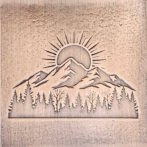 RMP6071-2 Mountain Sunrise Rolling Mill Plate